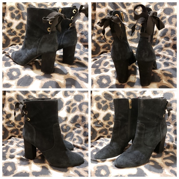 Tommy Hilfiger Suede Booties - Picture 3 of 4